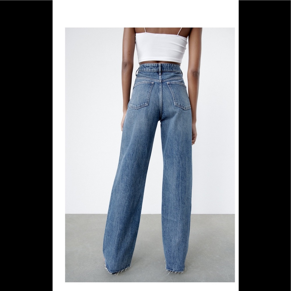 Zara wide leg jeans